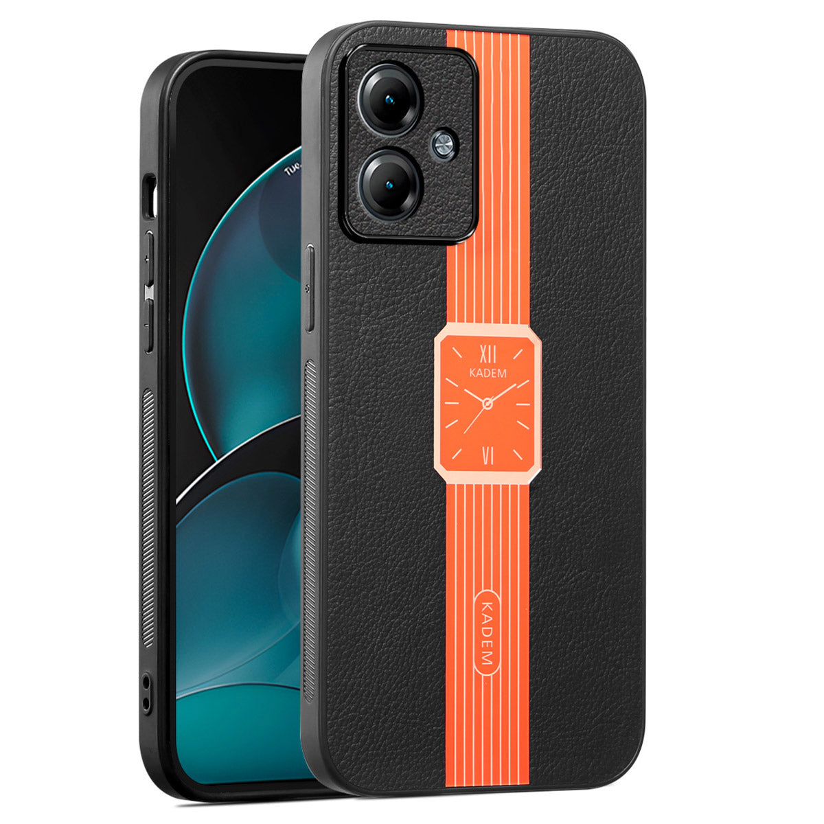 KADEM For Motorola Moto G14 4G Case Watch Pattern Anti-drop Mobile Phone Cover KADEM For Motorola Moto G14 4G Case Watch Pattern Anti-drop Mobile Phone Cover